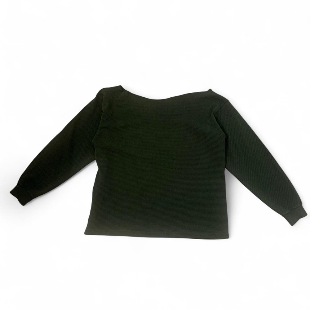 Los Angeles Apparel Off-the-Shoulder Thermal — Green 💚